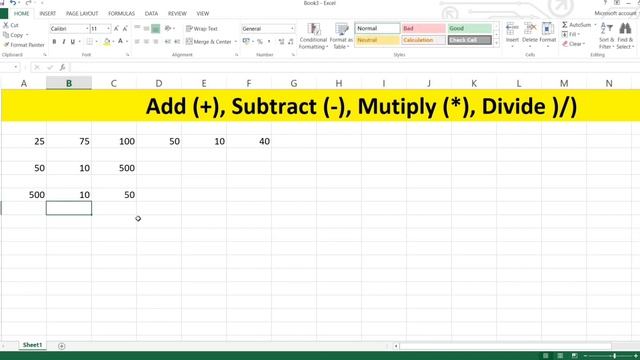 How to Add, Subtract, Multiply and Divide in Excel - The Ultimate Guide #excel смотреть онлайн