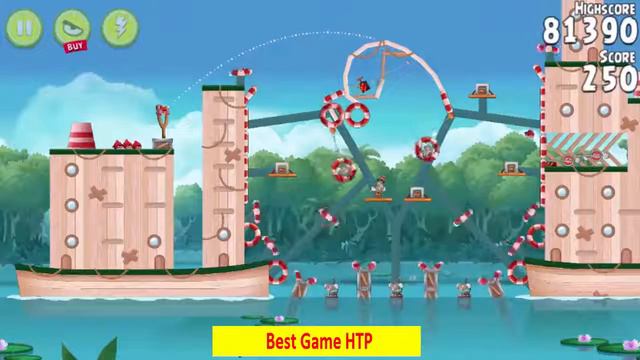 Angry Birds Rio 2 Blossom River All Levels 3 Star Walkthrough - BestGameHTP смотреть онлайн