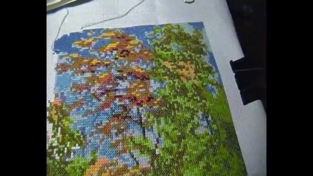 Вышивка крестом Багрянец осени отчет 6 смотреть онлайн