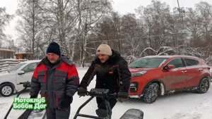 Испытания по Глубокому Снегу на Мотособаке "Бобби Дог" и ОБЗОР