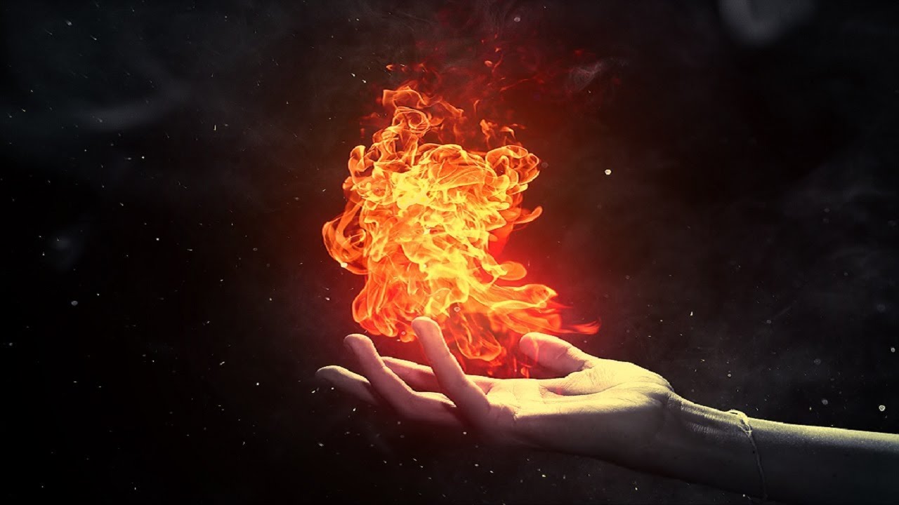 Огонь в руке