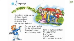 Spotlight 3 Аудио стр. 32 / Тренажер для запоминания /Тема МОЯ СЧАСТЛИВАЯ СЕМЬЯ!/  My happy family!