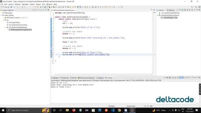 Lacture 4  Type Casting in Java