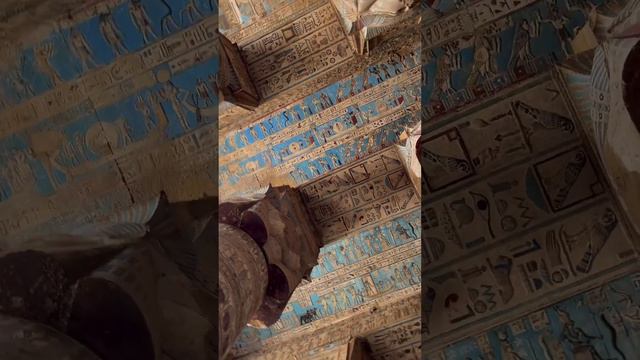 #egypt One of the beautiful temple of hathor | Egypt temple | Temple of hathor #travel #vibes