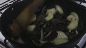 Готовим лосятину. Жареная мясо лося... пестня)