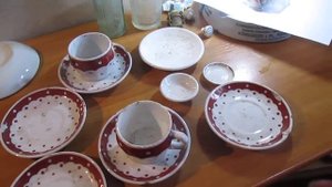 Кёнигсберг, фарфоровая посуда (BAUSCHER WEIDEN M.Brandstädter Königsberg) .Раскопки Кёнигсберга.