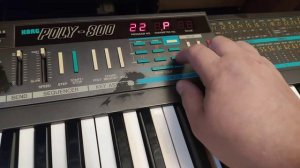 korg poly-800 poly800 поли полик analog synthesizer demo spb 2023 test