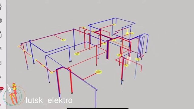 план электропроводки, расчет кабеля