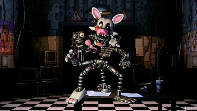 как спастись от мангл из игры five nights at Freddy's 2