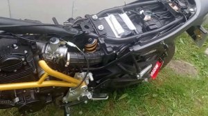 Потек карбюратор PZ на motoland scrambler.