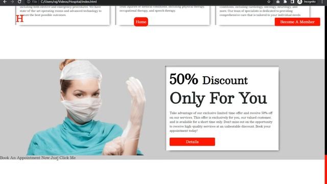 Building an Epic Multipage Hospital Website from Scratch with HTML, CSS, JS || 2023
