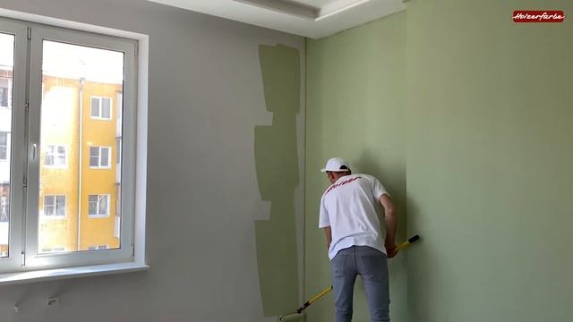 Как покрасить обои под покраску без полос?