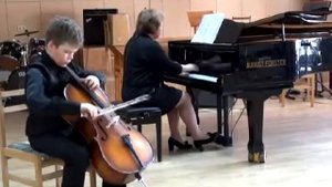 Гольтерман "Каприччио" , Давыдов "Романс без слов". Солист: Иван Суханов. Виолончель.