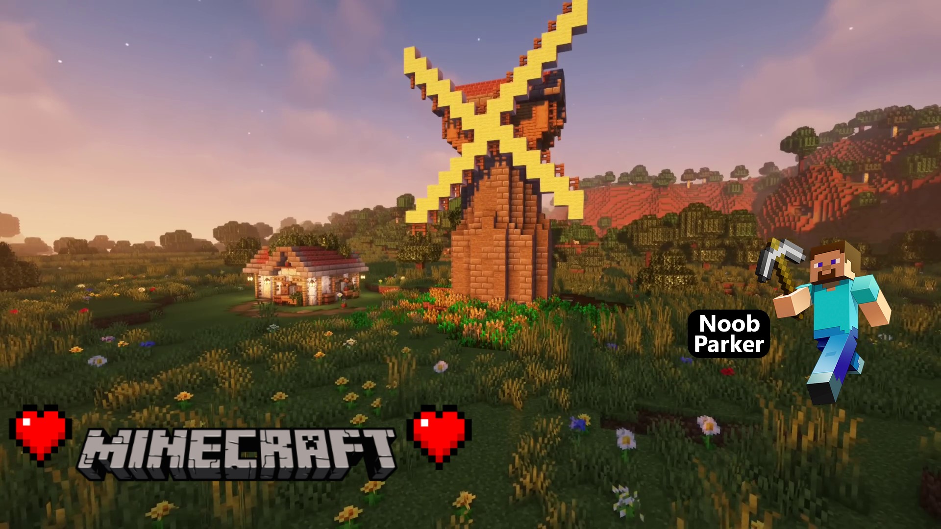 Майнкрафт, расслабляющий геймплей, Коттеджкор Фермерский дом, minecraft.