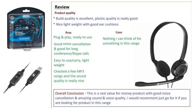 Sennheiser - PC 8 USB Headphones смотреть онлайн