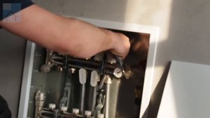 Коллекторная система отопления. Опрессовка системы.