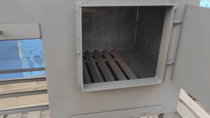 Мангал с печкой под казан и коптильней - 3 в 1