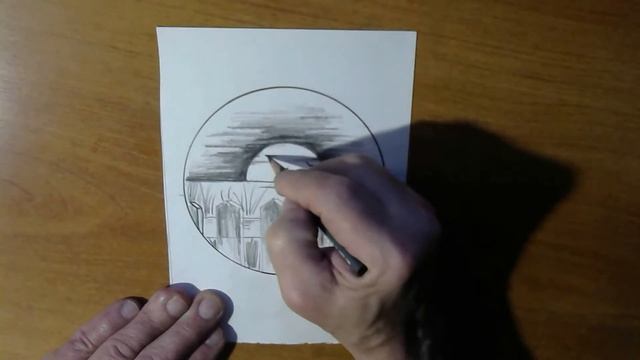 Пейзаж рисунок смотреть онлайн