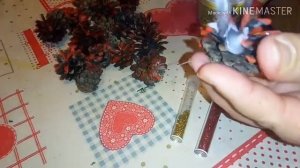 КАК ПОКРАСИТЬ ШИШКИ! 4 СПОСОБА ОКРАСКИ ШИШЕК!