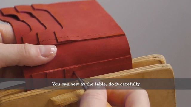 Мастерская Мари Вирвинской - Ручной седельный шов/Saddle Stitch (ENG Subs) смотреть онлайн