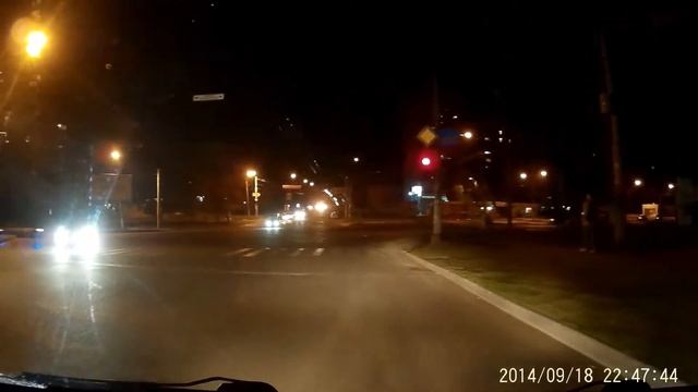 Дыбил вылетел на встречку