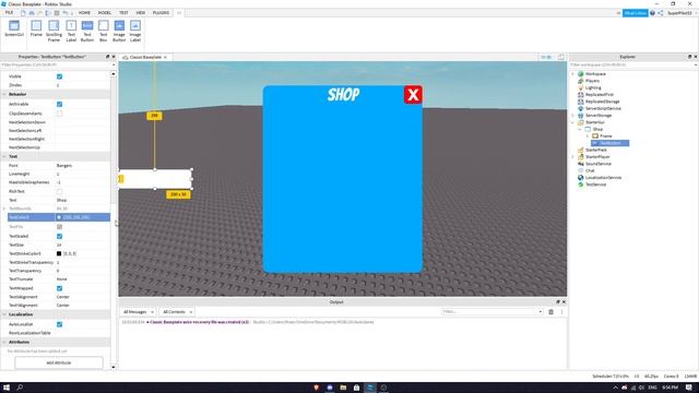 How to Make a SHOP GUI in ROBLOX STUDIO! смотреть онлайн