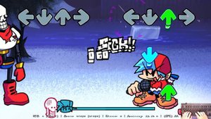 FNF Indie Cross Papyrus - Bad to the Bone (FC) (4k)