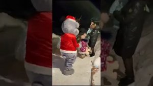 Новогодний сюрприз 2022.Ростовые куклы поздравление .Барабинск