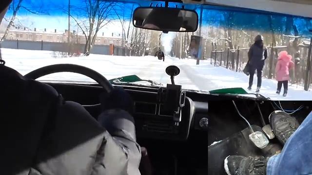 Неожиданно выпало много снега решил прокатиться