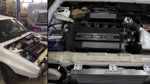 Lancia Delta integrale first start