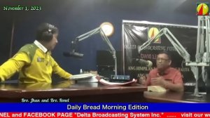 DWXI 1314 AM Live Streaming (Wednesday - November 1, 2023) #dailybreadmorningedition