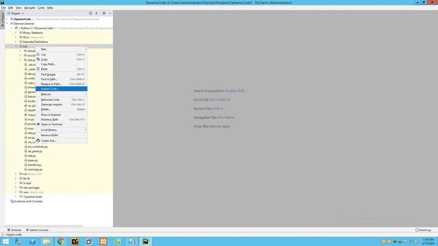 Python Auto Complete Pycharm Dynamo