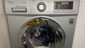 Стирка на LG стирка полотенец Хлопок 60 1200 об мин Часть 1