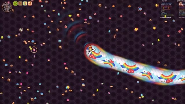 Wormate.io GIANT Worm vs. Small A.I. HACKER Invasion Worms (Wormateio Best Trolling Gameplay) смотреть онлайн
