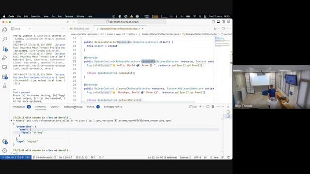Meetup juin 2023 : opérateur Kubernetes en Java смотреть онлайн