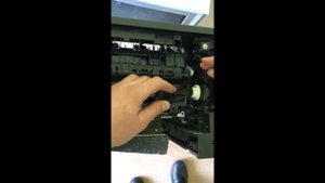 Brother 5450 замена термоузла, печки