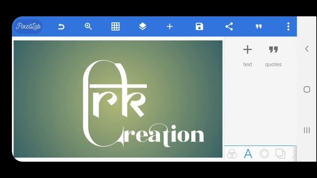 RK Logo Design On Android || RK Logo design || Photoshop Logo Design On Android