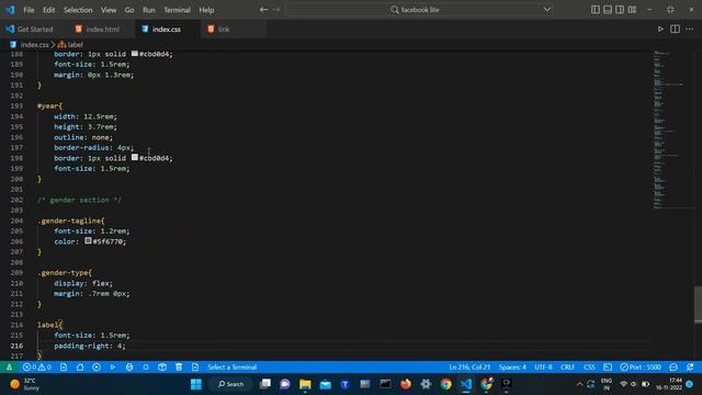 Facebook sign up page clone | part - 2 | using html CSS & java script | frontend master смотреть онлайн