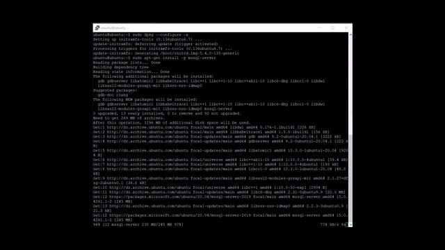 How to install #sqlserver 2019 on #ubuntu 20.04 in 10 min