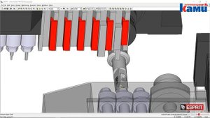 Автоматы продольного точения SKM TCM _ Программирование в САМ и обработка ESPPRIT