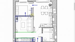 презентация планировочного решения 42 м2