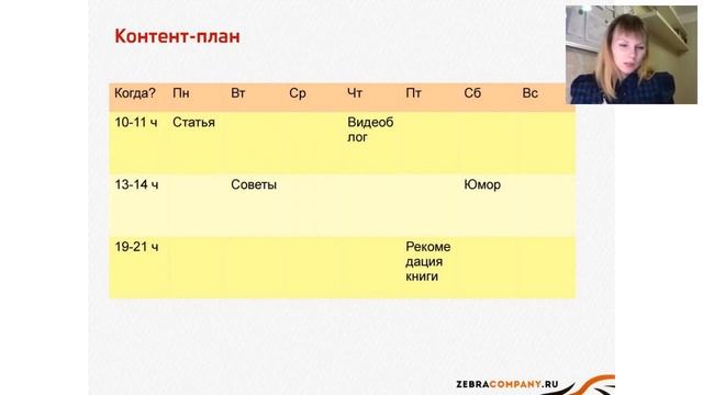 Запись вебинара "Личный бренд в соцсетях". Спикер Ника Зебра.