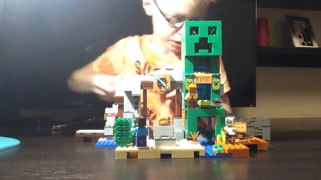 Обзор СУПЕРКЛАССНОГО НАБОРА ЛЕГО МАЙНКРАФТ 2020 ГОДА:ШАХТА КРИПЕРА 21155/Обзор смотреть онлайн