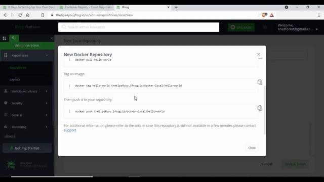 How to set up a Private Docker Registry using JFrog Artifactory | Docker Tutorial For Beginners