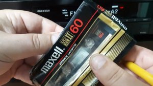аудиокассета MAXELL UDII XL Epitaxial 60 распаковка и обзор unboxing & review