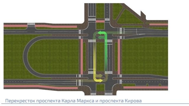Визуализация проекта реконструкции магистрали «Центральная»