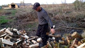 Испытание Самодельного Колуна.... из обычного топора.....