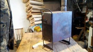 Самодельная рыбацкая печка длительного горения