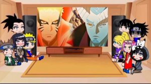 Naruto and his friends react to naruto and sasuke and (TWO AVM)+ Bounes video part (2/2)