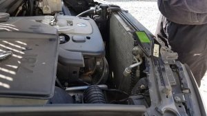Установка Вискомуфты вентилятора на bmw x5 e53